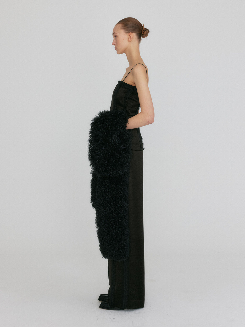 EENK ZENNY Fitted Sleeveless Top - Black