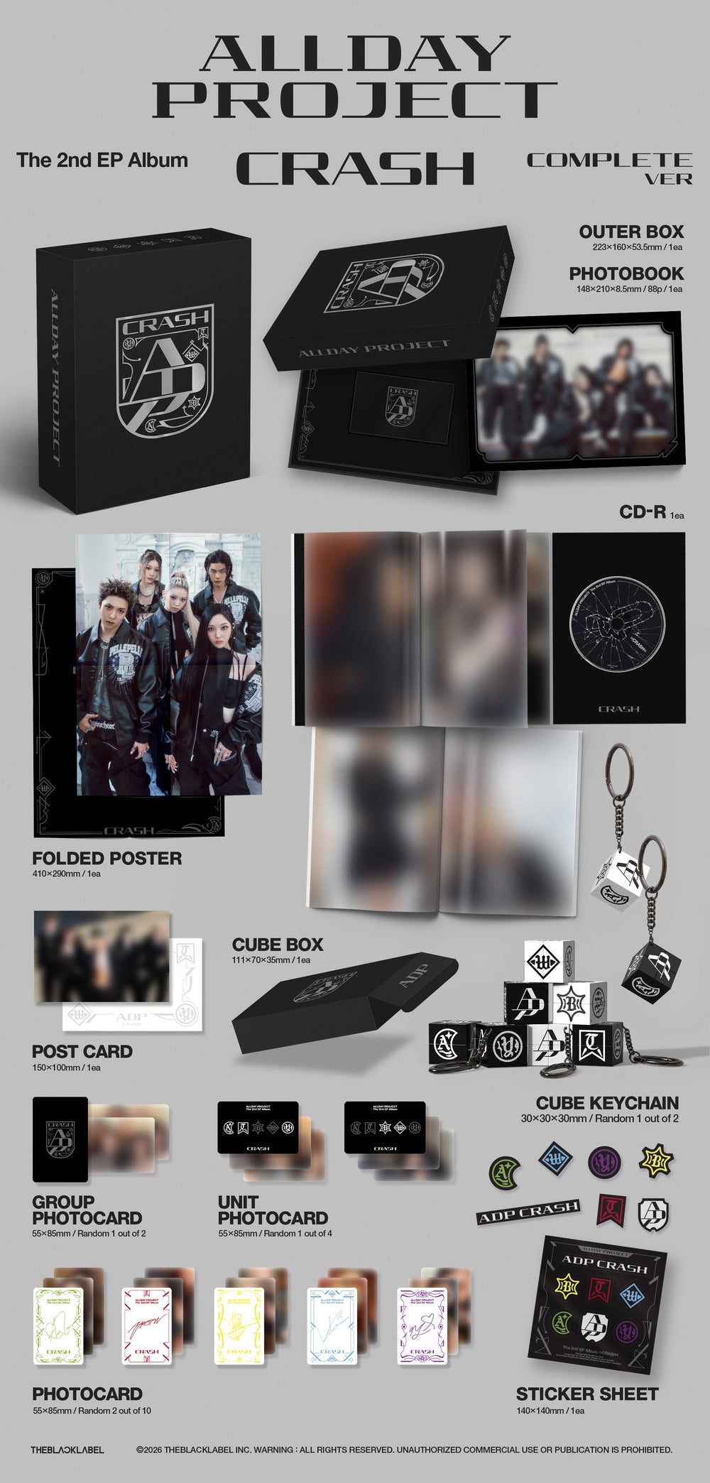 ALLDAY PROJECT - The 2nd EP Album [CRASH] (COMPLETE ver.) detail 2