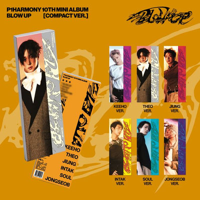 [6CD Set Goods] P1Harmony - 10th Mini Album [BLOW UP] (Compact Ver.)