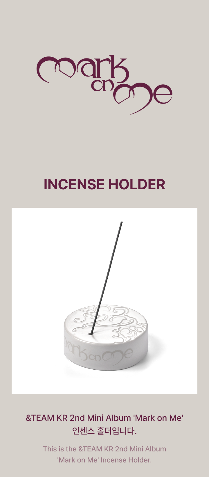 INCENSE HOLDER detail 2