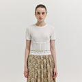 EENK EENK XESLEY Short Sleeve Bustier T-shirt