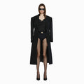 YCH SINGLE-BREASTED WOOL COAT BLACK (W24CT1023BK)
