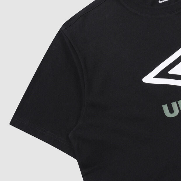 UMBRO Essential Big Logo Short Sleeve T-Shirt Black UR123CRS18