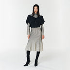 YCH RIBBED-KNIT TOP CREAM (F23KT804CR)