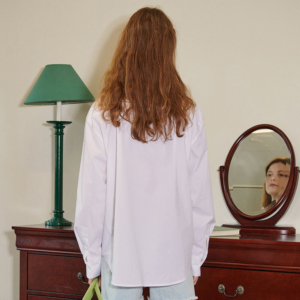 SINOON Classic Cotton Shirt (White)