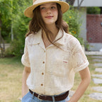 OUR HOPE Crochet Atelier Shirt - Ivory