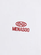 MENASOO Squared Hearttrack Graphic T Shirt_White