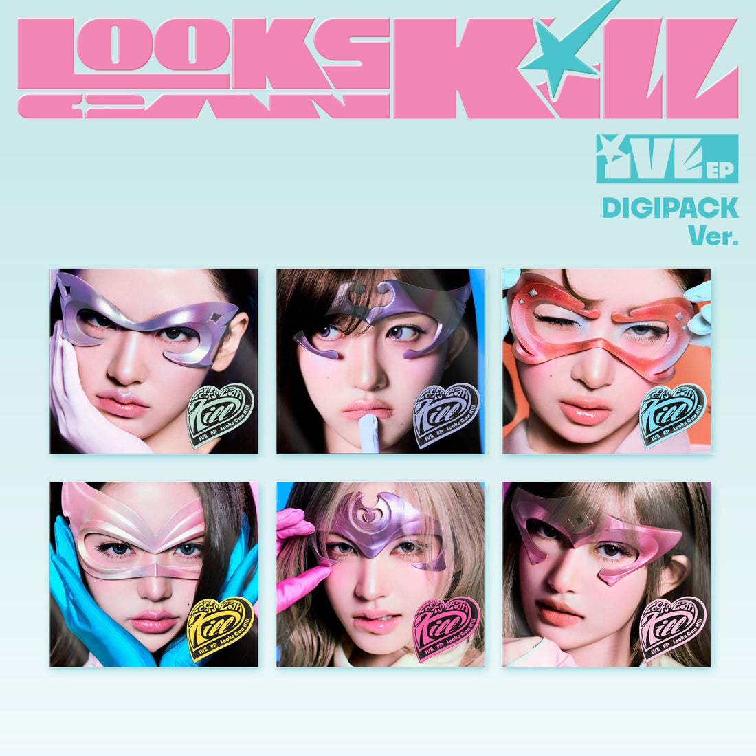 IVE - EP [Looks Can Kill] (DIGIPACK ver.) (Random 1 of 6 Types) (Limited Edition)