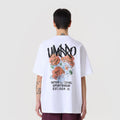 UMBRO Concrete Bloom Rose Graffiti Short Sleeve T-Shirt White UR223CRS56