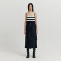 EENK EENK XQUET Sleeveless Buttoned Dress - Black