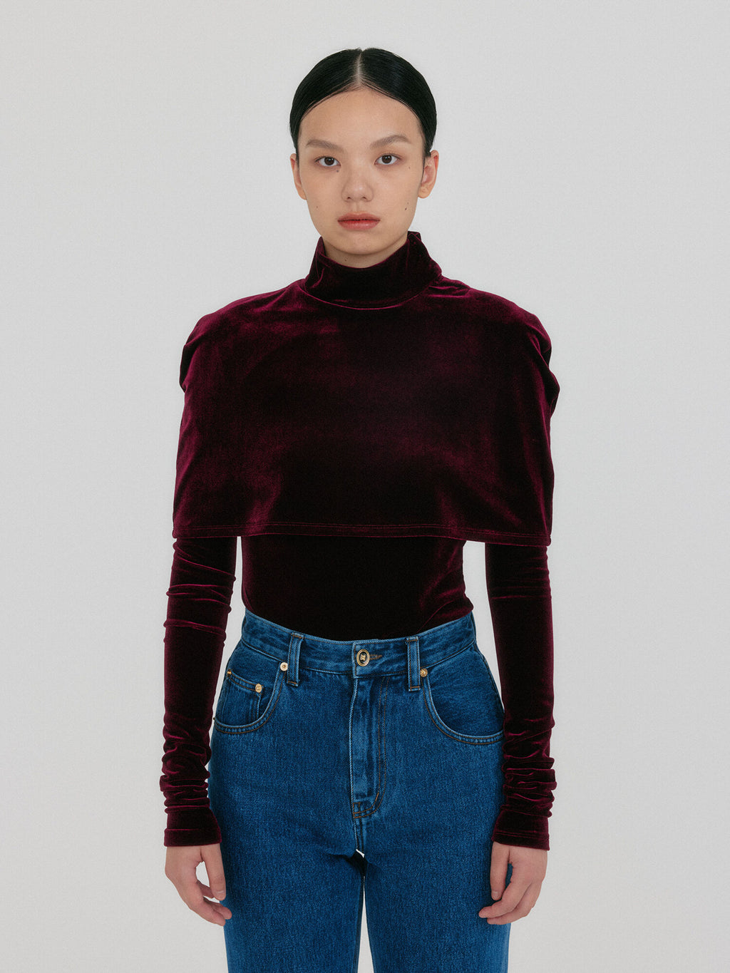 EENK ZYER Layered T-shirt - Burgundy