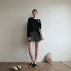 LOEIL Summer Natural T-Shirt - Black