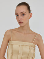 EENK ZENNY Fitted Sleeveless Top - Yellow