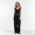GROVE INA SLEEVELESS TOP (BLACK)