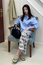 SINOON Classic Cotton Shirt (Light Blue)