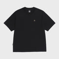 NATIONAL GEOGRAPHIC APPAREL N262UTS991 Frozen Air Lettering Graphic Semi-Overfit Short Sleeve T-Shirt BLACK