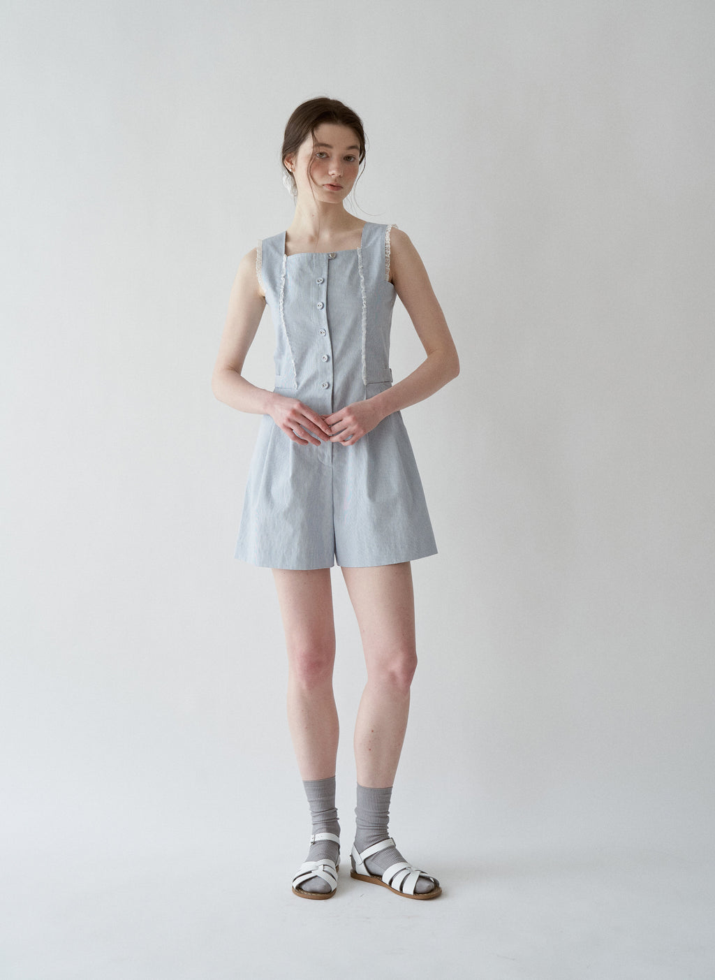 J'ASP J'ASP Jumpsuit Skyblue