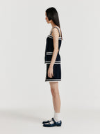 EENK EENK Contrast Mini Skirt - Navy