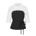 LINE ADDITION [Line Accession] Bustier Blouse NMWBLQF440