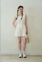 J'ASP J'ASP Judy Lace Jumpsuit (White)