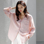 FRENCHCHIC Eline Striped Rayon Shirt_F6S261SH