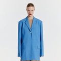EENK YAVA Adjustable-waist Single Jacket - Blue