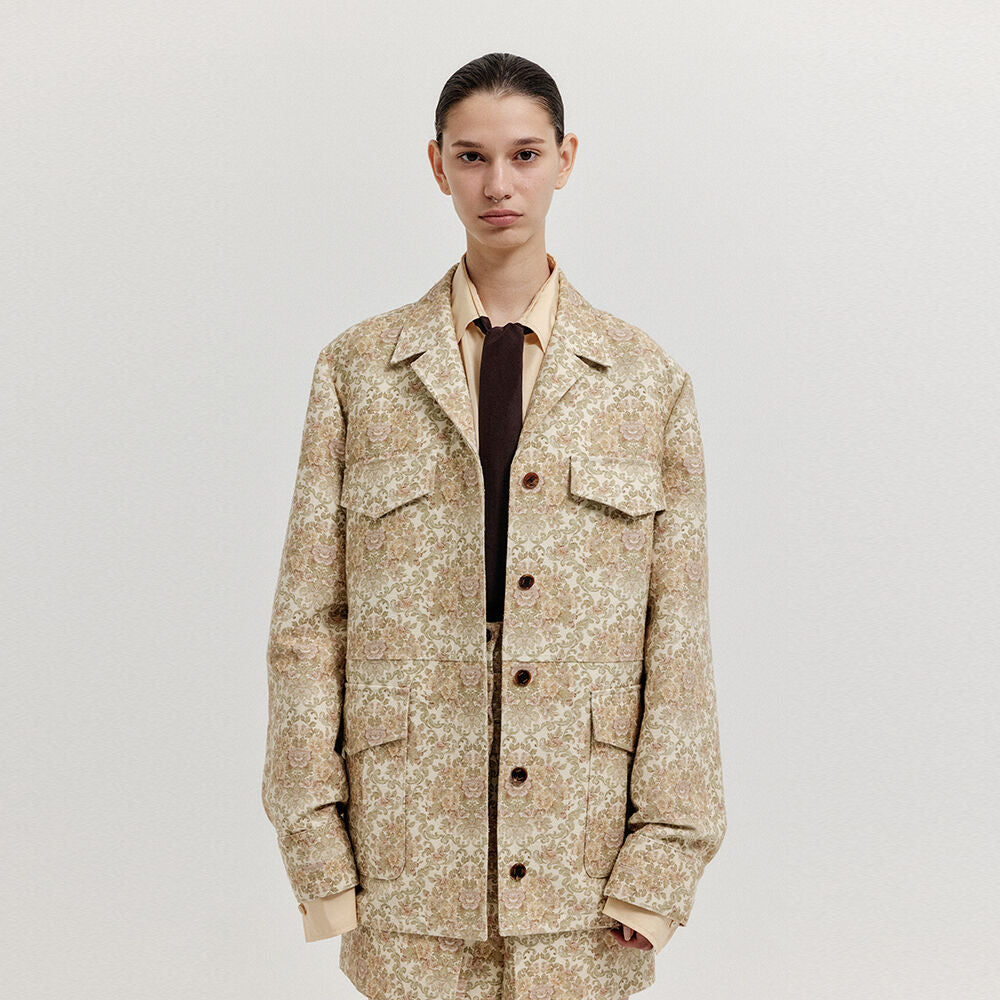 EENK EENK XIRINA 4-Pocket Shirt - Beige Multi