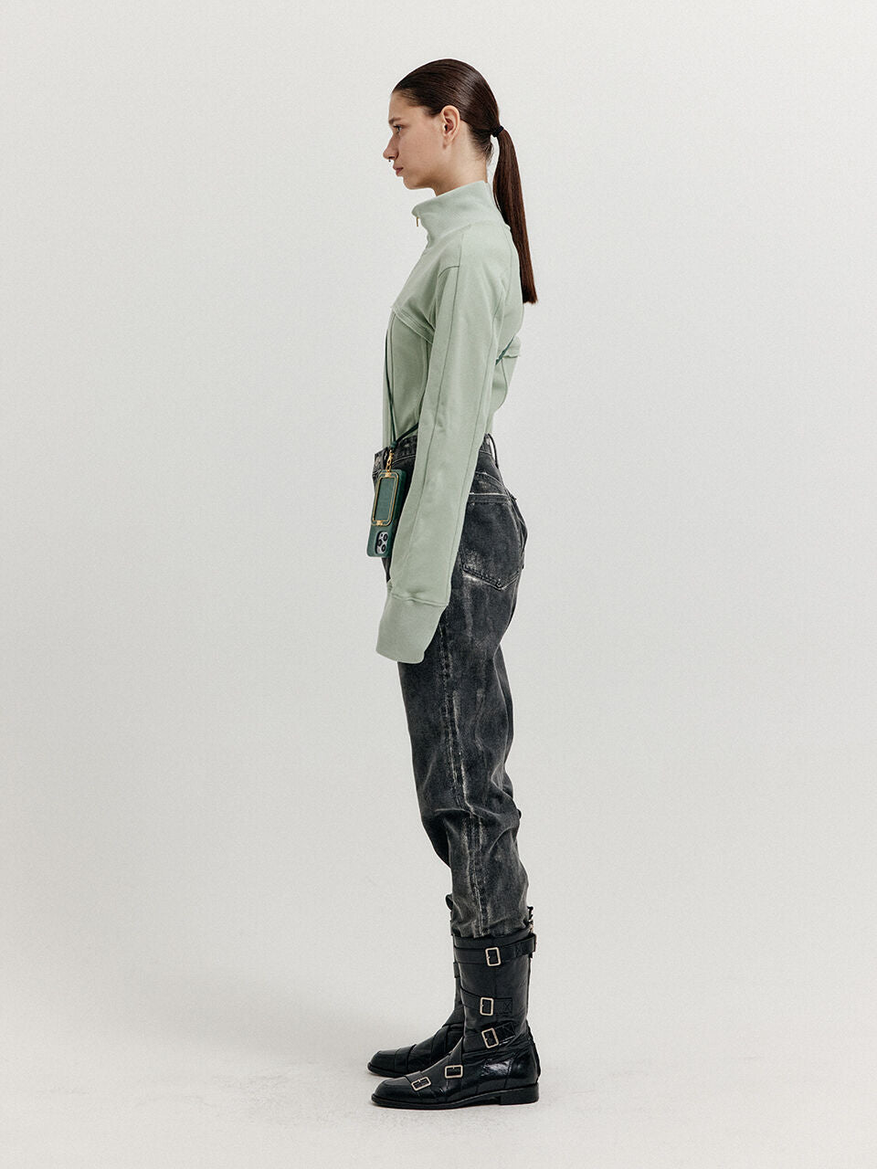 EENK EENK Classic Denim Pants - Dark Grey