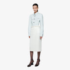 YCH PENCIL SKIRT IVORY (F24SK5041IV)