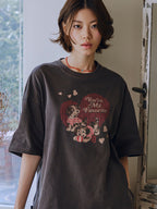 CPGN My Puppy Pigment Short Sleeve T-Shirt Brown