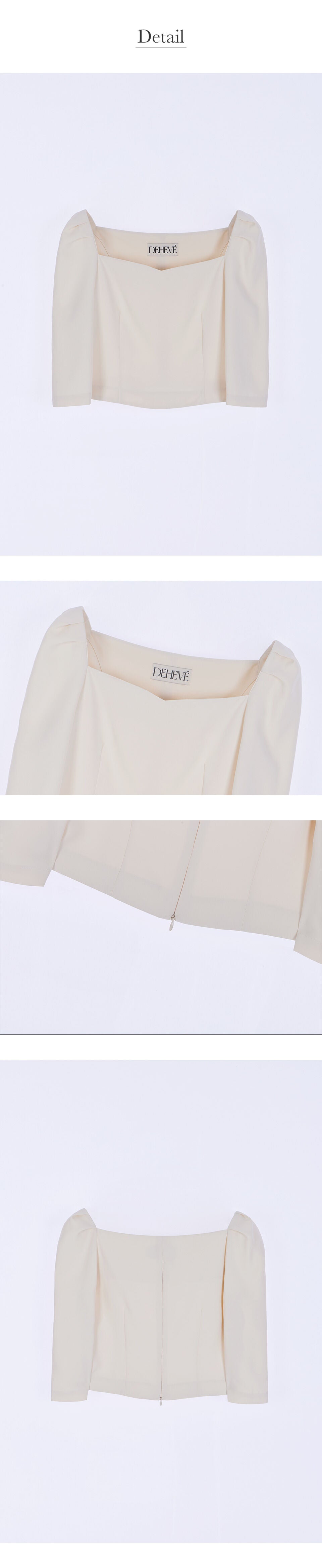 DEHEVE Chloe Tulip Blouse [Ivory]