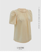 L'AUTRE DE MIN [Add color] Lautre Jane Puff Butter Blouse