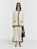 EENK EENK YINTANA Contrast Jacket - Ivory