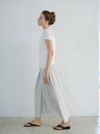 OVBEIGE SHEER TIE NECK T-SHIRTS_IVORY_OF2C2XTS02IVY