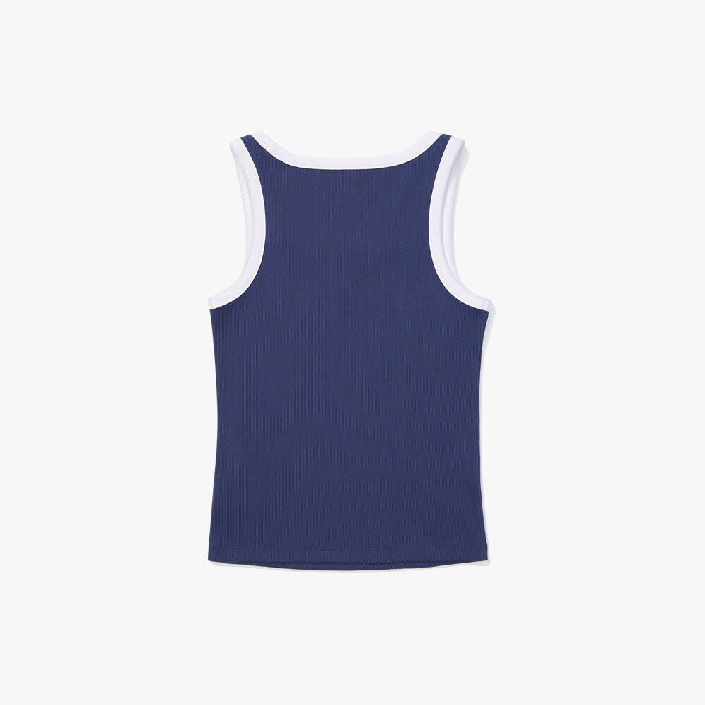 diadora Cross coat square neck sleeveless BLUE