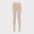 MARINE SERRE (W) MOON PRINTED JERSEY STIRRUP LEGGINGS