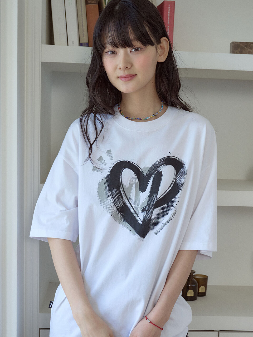 CPGN Mono Heart Short Sleeve Tee White