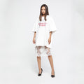 YCH EMBROIDERED CREWNECK T-SHIRT WHITE (R25TS11091WH)
