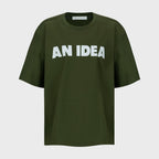 YCH AN IDEA PRINTING T-SHIRT KHAKI (W24TS11131KK)