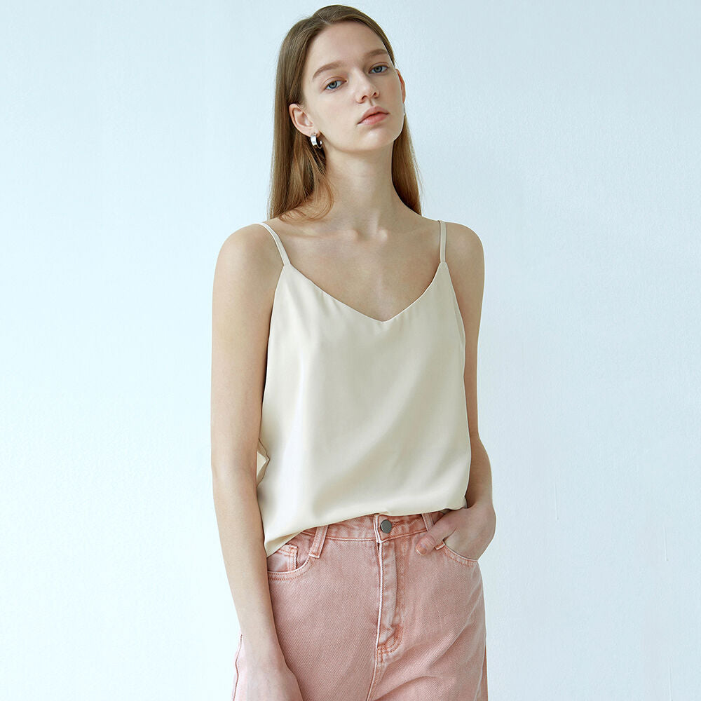 NICK&NICOLE [14th] MATT SATIN SLEEVELESS_4 COLOR