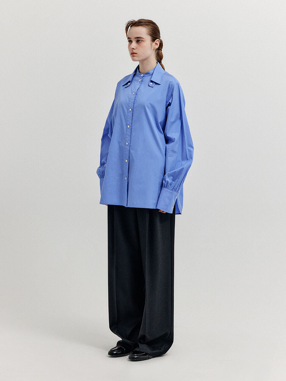 EENK EENK Slacks Two-Tuck Pants - Black