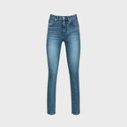 YCH HIGH-WAIST SKINNY JEANS BLUE (F23DB703BL)