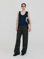 EENK ZIUP Sleeveless Knit Top - Navy