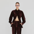 EENK ZEMINE Balloon Shirt - Burgundy