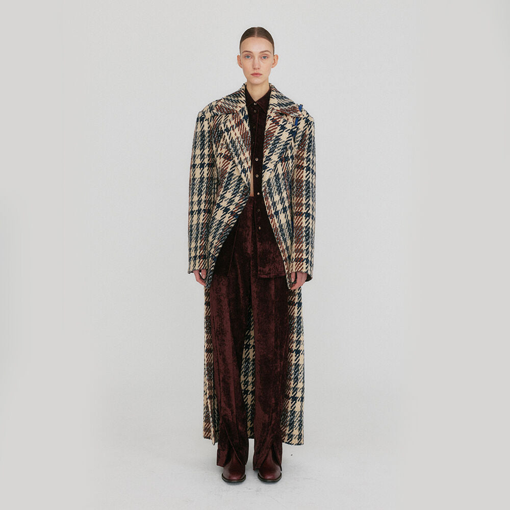 EENK ZUIQ Hand-made Tail Coat - Beige/Black