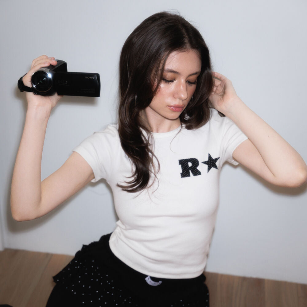 RoséFrantz R Star Logo T-shirt [White]