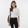 DUNST UNISEX DRAWING BLOOM LOGO T-SHIRT OFF WHITE_UDTS5B130OW