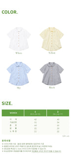 CHIQUITA 8th_Oxford round shirt black 242301SBK (domestic production)