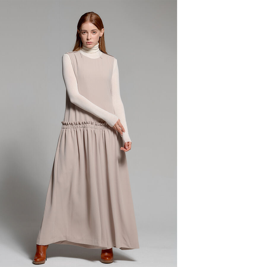 SOMETHING GOOD SHIRRING JUMP SUIT