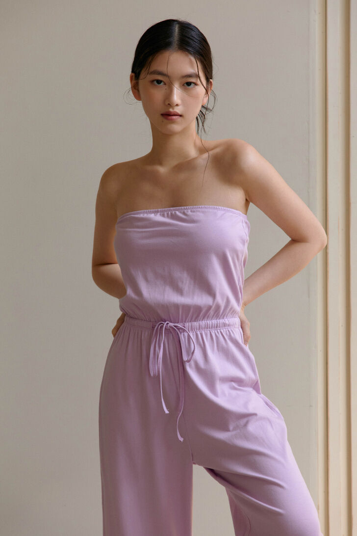 DHYANI DHYANI Jumpsuit Violet bouquet